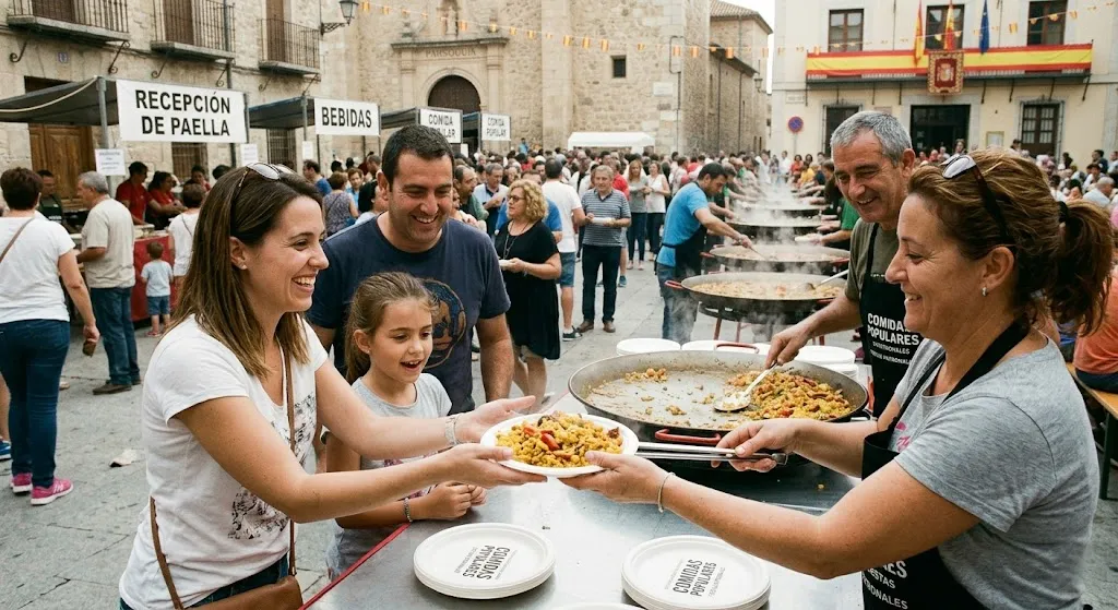 Paellas Gigantes para Fiestas Populares — servicio de catering de paellas gigantes de grandes dimensiones